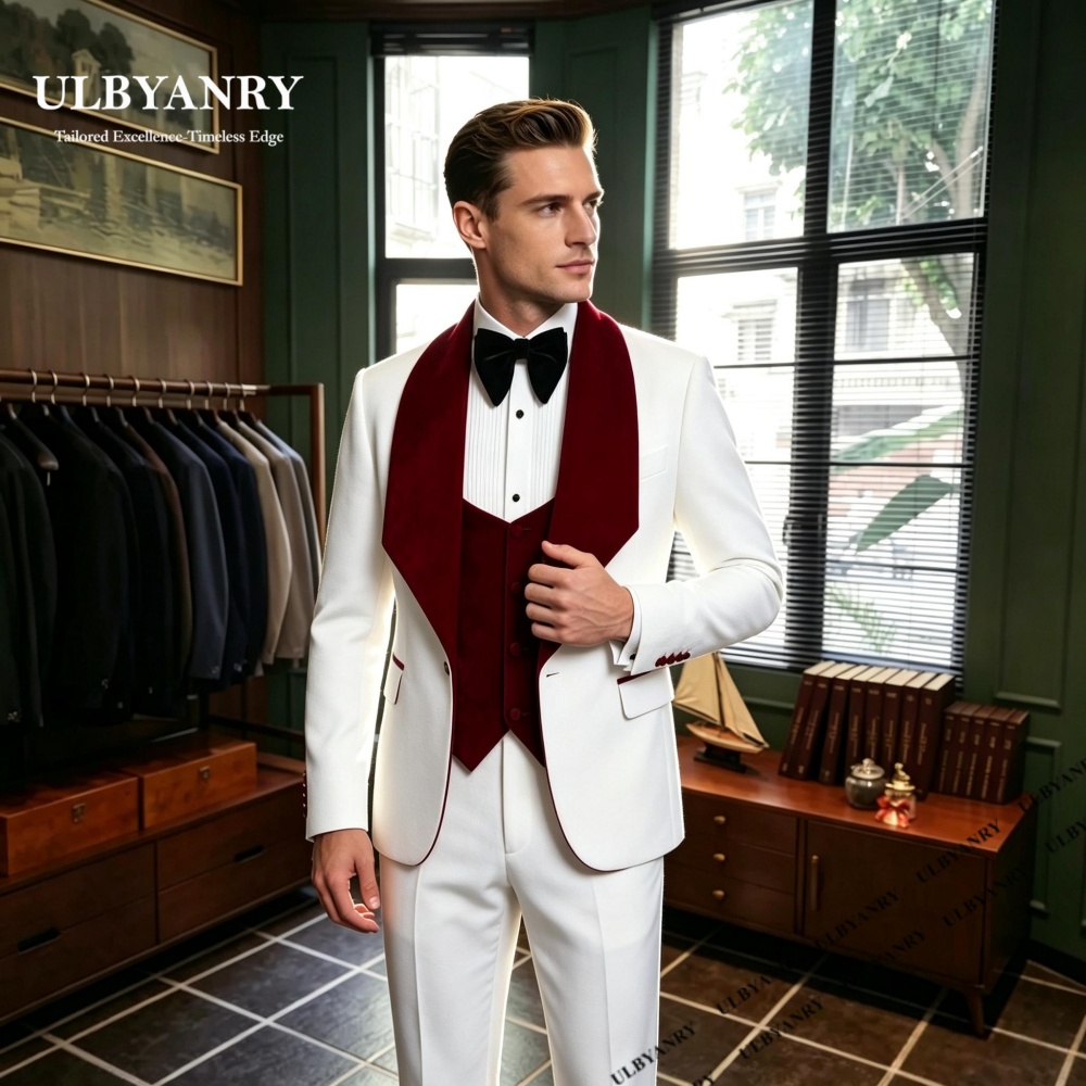 Men'S Grooming Trends - Completo Formale da Uomo con Giacca,