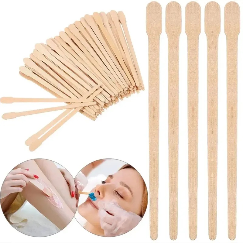 Hair Wax Stick - Spatola in Legno Monouso per Depilazione