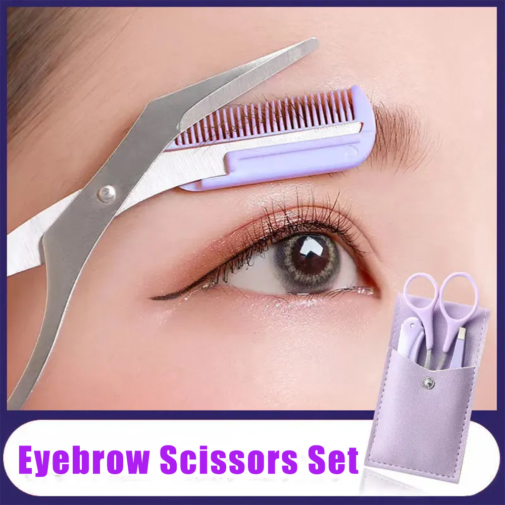 Men'S Grooming Eyebrow Shape - Kit professionale per modellare le sopracciglia,