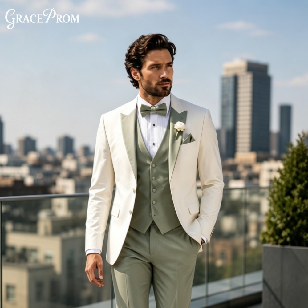 Men'S Grooming Trends - Elegante Abito da Uomo con Risvolto