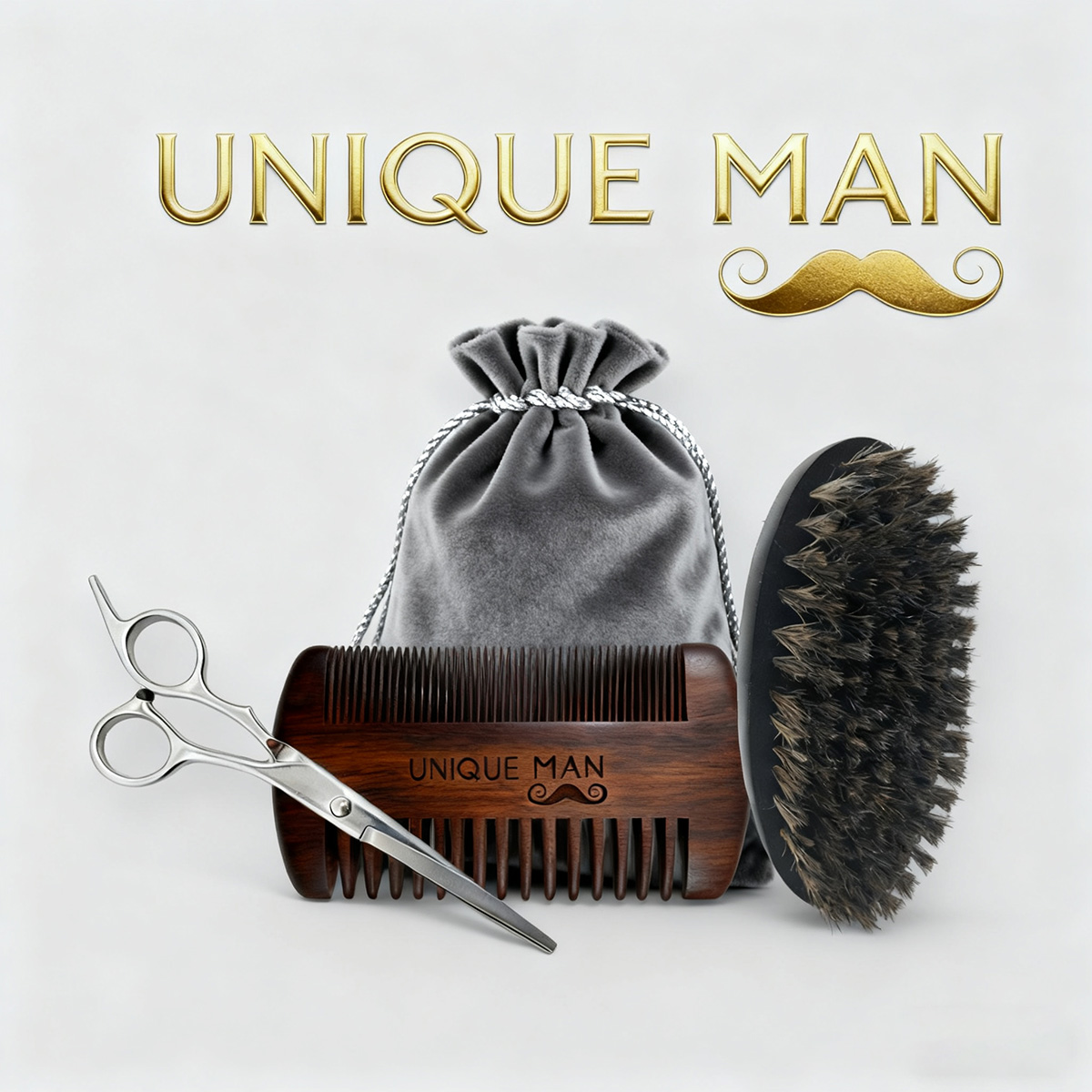 Men Grooming Outfit - Set barba da uomo UNIQUE MAN,