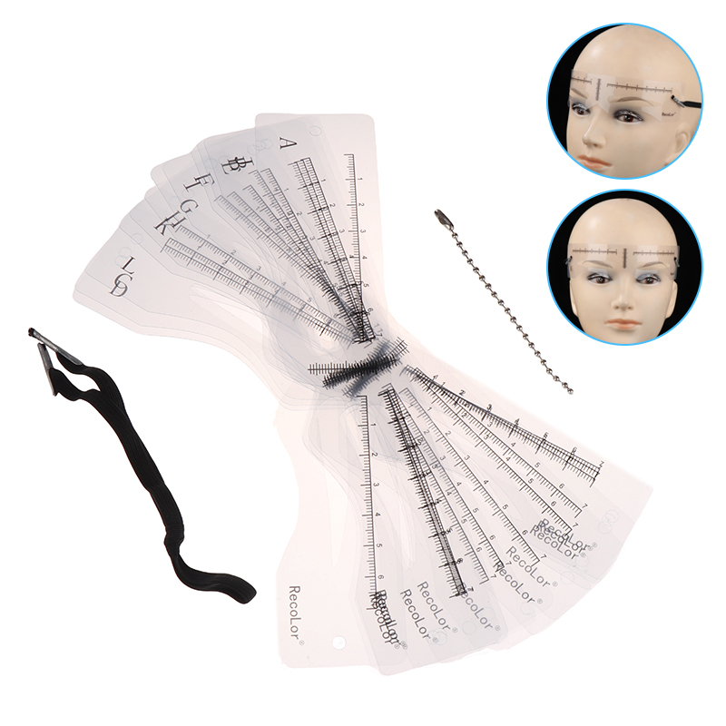 Set di Stencil per sopraccigli - Men'S Grooming Eyebrow Shape recensione e prezzo