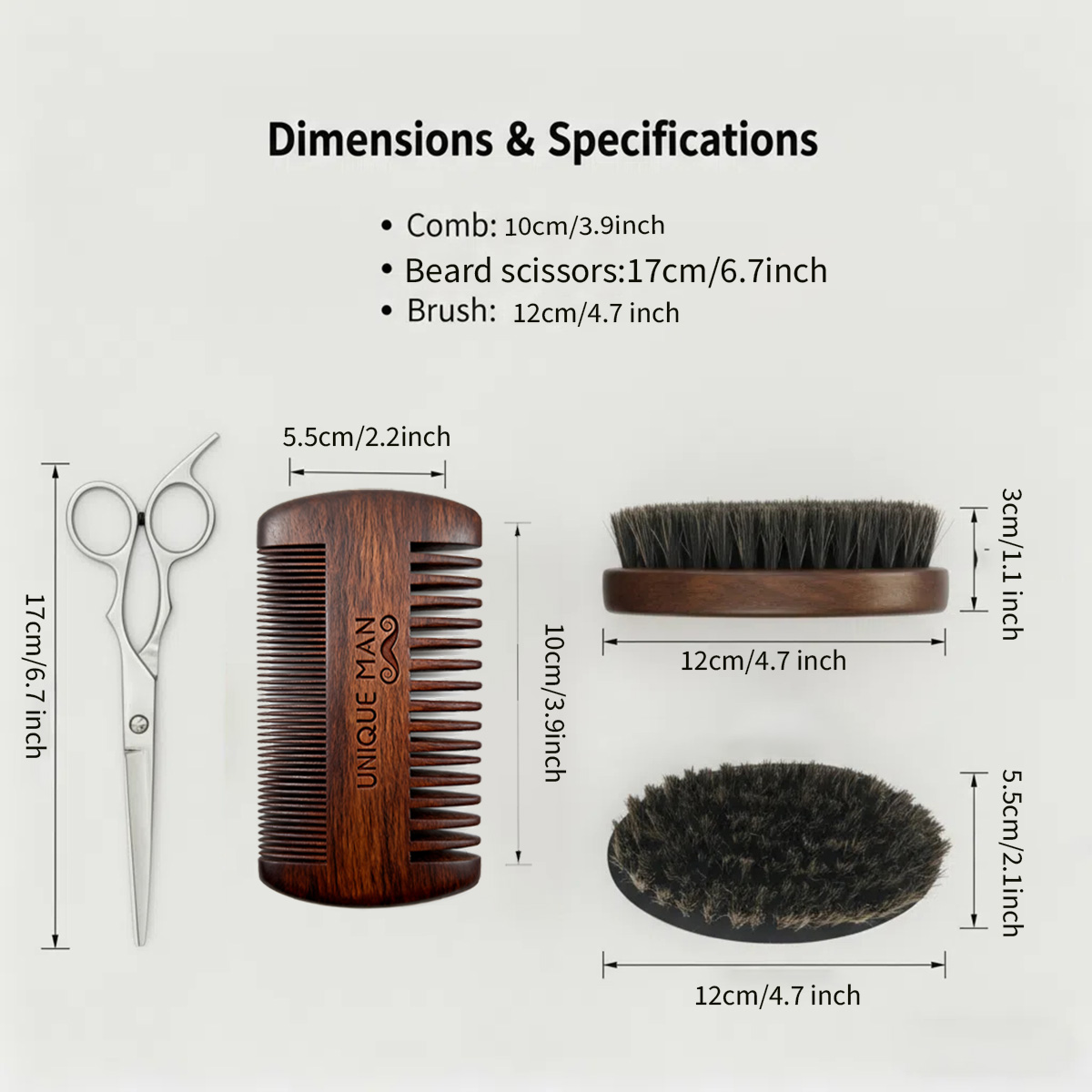 Set barba da uomo UNIQUE MAN,  - Men Grooming Outfit recensione e prezzo